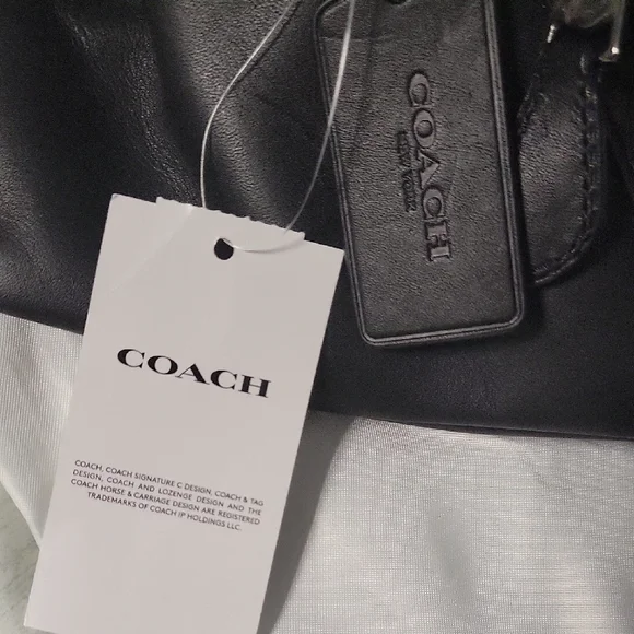Coach Black Leather Crossbody Bag NWT